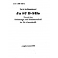 Junkers Ju 87 D-5 Bo Entwurf einer Bedienungs- und Beladevorschrift für die Abwurfwaffe